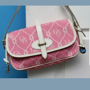Dooney & Bourke Pink Signature Logo Handbag Purse